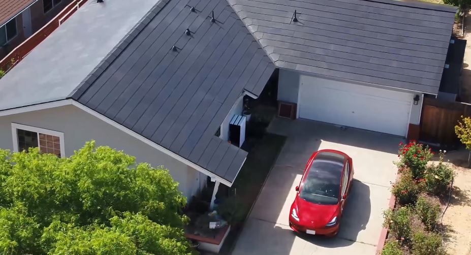 fall-poweron Tesla Roofing Power