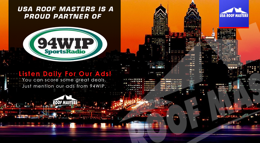 Roof Masters Partners With WIP Sports Radio Philly - USA Roof Masters